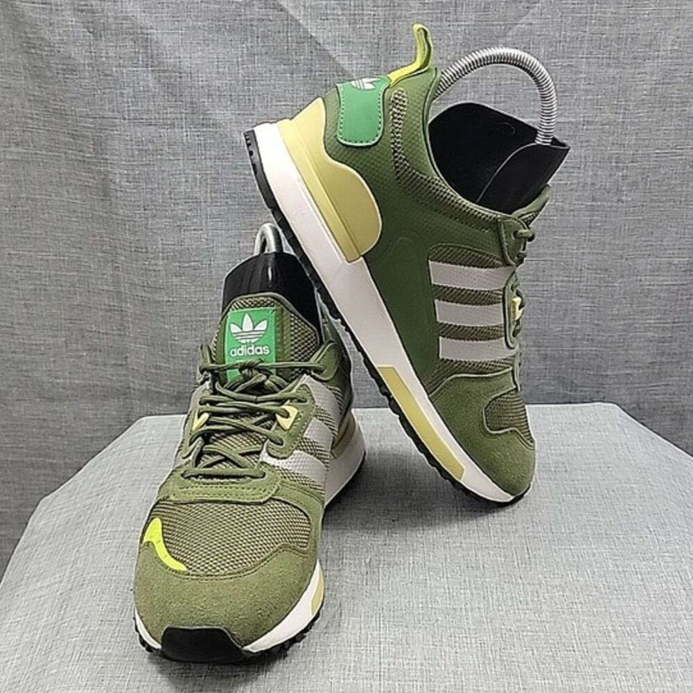 Adidas ZX 700 HD Green / White Sneakers Trainers FX7022 Men's SZ 9.5